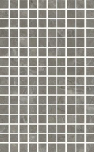 Декор Kerama Marazzi MM6434 Кантата мозаичный серый глянцевый 25x40