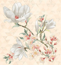 Декор Керлайф PRIMAVERA MAGNOLIA CREMA 70.9x75.3