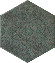 Декор Kerama Marazzi VT\B560\SG23037N Гроссето зеленый 20x23.1