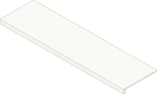 Ступень Atlas Concorde Forte dei Marmi Quark Sahara Blanc Scalino Frontale Cer 33x120 620070002687
