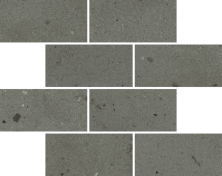 Мозаика Italon Авангард Блэк Минибрик 610110001215 черный 23.7x29.5