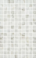Декор Kerama Marazzi MM6432 Кантата мозаичный белый глянцевый 25x40