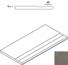 Бортик Italon Discover X2 Fume Bordo Svasato Round 30x60